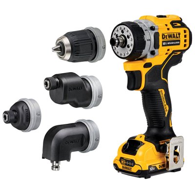 สว่านไขควงติดตั้ง DEWALT Multi-Head (5 in 1) 12V Max รุ่น DCD703D2-B1