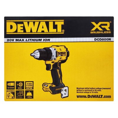 สว่านไขควงไร้สาย ไร้แปรงถ่าน DEWALT 20V Max (ตัวเปล่า) รุ่น DCD800N-B1