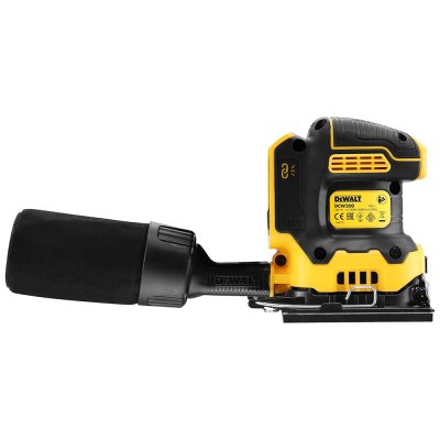 เครื่องขัดกระดาษทรายไร้สาย ไร้แปรงถ่าน ขนาด DEWALT 1/4″ 18V (ตัวเปล่า) รุ่น DCW200N-XJ