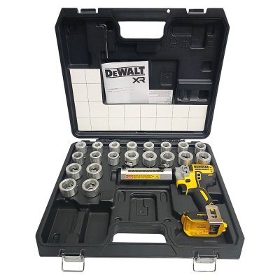 เครื่องปลอกสายไฟ เฉพาะตัวเครื่องพร้อมหัว DEWALT 20 ขนาด รุ่น DCE151NT-B1