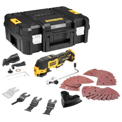 เครื่องมัลติทูลไร้สาย ไร้แปรงถ่าน DEWALT 12V Max (ตัวเปล่า) พร้อมกล่องและอุปกรณ์เสริม รุ่น DCS353NT-XJ