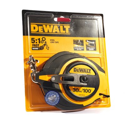 เทปวัดสายโลหะ DEWALT ขนาด 30 เมตร รุ่น DWHT0-34144-30