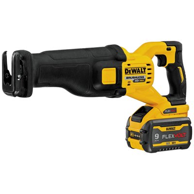 เลื่อยชักไร้สาย ไร้แปรงถ่าน DEWALT 60V Max รุ่น DCS389X2-KR