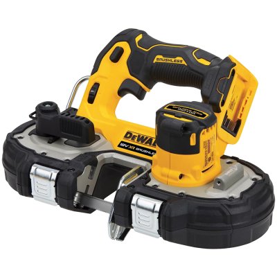 เลื่อยสายพานมือเดียวไร้สายไร้แปรงถ่าน DEWALT 18V(20V MAX) พร้อมกล่อง TSTAK (ตัวเปล่า) รุ่น DCS377NT-XJ