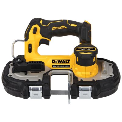 เลื่อยสายพานมือเดียวไร้สายไร้แปรงถ่าน DEWALT 18V(20V MAX) พร้อมกล่อง TSTAK (ตัวเปล่า) รุ่น DCS377NT-XJ