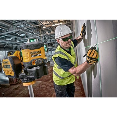 เลเซอร์วัดระดับ 3 เส้น 360 องศา แสงเขียว DEWALT รุ่น DCE089NG18-XJ (ตัวเปล่า)