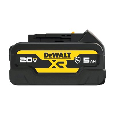 แบตเตอรี่ DEWALT Lithium-Ion 20V Max 5.0Ah (มีเคสยาง) รุ่น DCB184G-B1