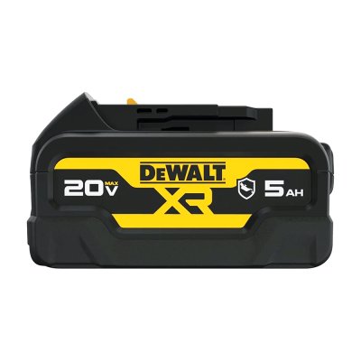 แบตเตอรี่ DEWALT Lithium-Ion 20V Max 5.0Ah (มีเคสยาง) รุ่น DCB184G-B1
