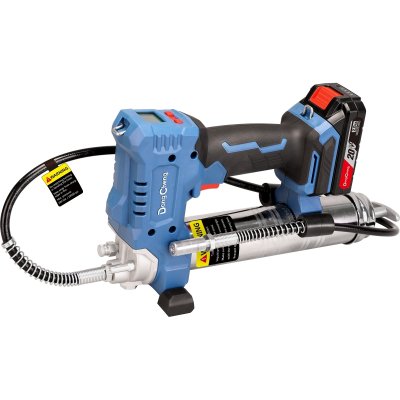 เครื่องอัดจารบีไร้สาย DONG CHENG 20V 10000 PSI รุ่น DCGG500 ชุดแบตเตอรี่ 2AH x1