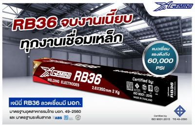 ลวดเชื่อม GEMIN_RB36