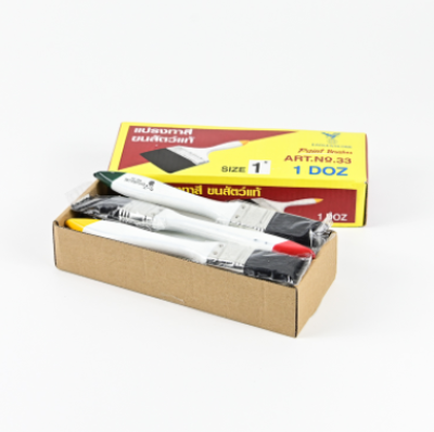 แปรงทาสี ขนสัตว์แท้ ART NO 33. EAGLE & GLOBE (ขนดำ)