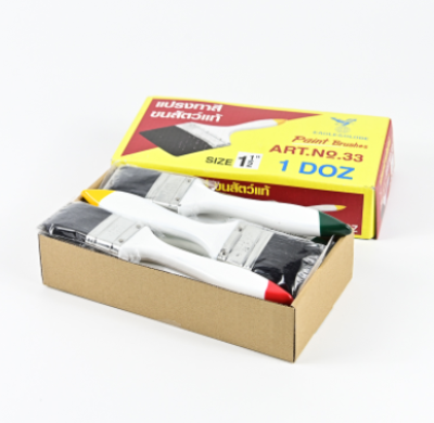 แปรงทาสี ขนสัตว์แท้ ART NO 33. EAGLE & GLOBE (ขนดำ)