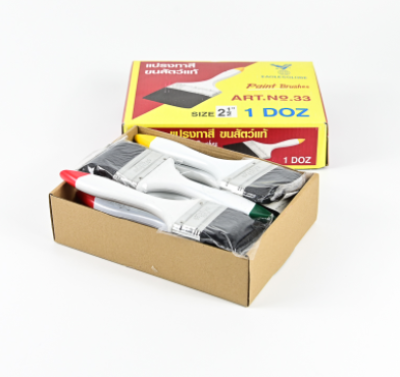 แปรงทาสี ขนสัตว์แท้ ART NO 33. EAGLE & GLOBE (ขนดำ)