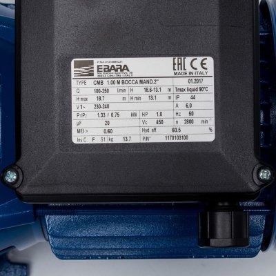 ปั๊มหอยโข่งใบพัดเดี่ยว EBARA รุ่น CMB-1.00M (1HP)