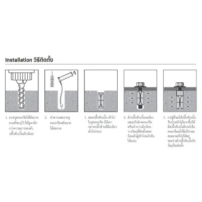 พุกตะกั่ว FASTENIC 1/4" รุ่น DB-14*35