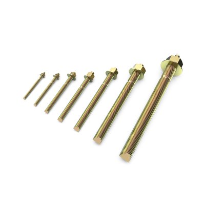 สตัดพุกเคมี FASTENIC ชุบซิงค์รุ้ง รุ่น AS M8X110MM-M30X380MM