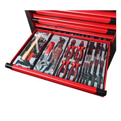 ตู้เครื่องมือ FORCE 7 ลิ้นชัก สีแดง พร้อมเครื่องมือ 278 ชิ้น รุ่น 10217R-278