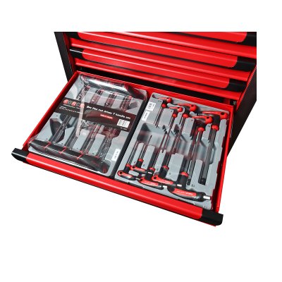 ตู้เครื่องมือ FORCE 7 ลิ้นชัก สีแดง พร้อมเครื่องมือ 278 ชิ้น รุ่น 10217R-278