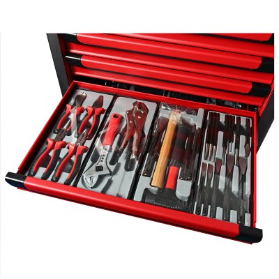 ตู้เครื่องมือ FORCE 5 ลิ้นชัก สีแดง พร้อมเครื่องมือ 247 ชิ้น รุ่น 10225R-247