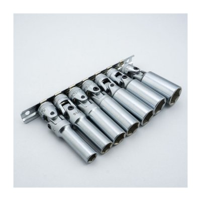 ชุดบ็อกซ์ยาวคออ่อน3/8" 7ชิ้น (หุน) FORCE รุ่น 3077S