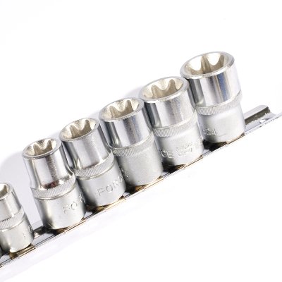 ชุดลูกบ๊อกซ์ Torx E 1/4, 3/8 และ 1/2 นิ้ว 14 ชิ้น FORCE รุ่น 4158
