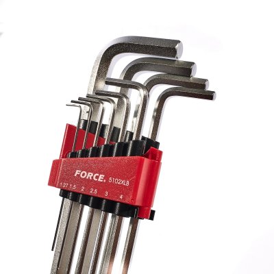 ชุดประแจแอลหัวบอลยาวพิเศษ FORCE รุ่น 5102XLB