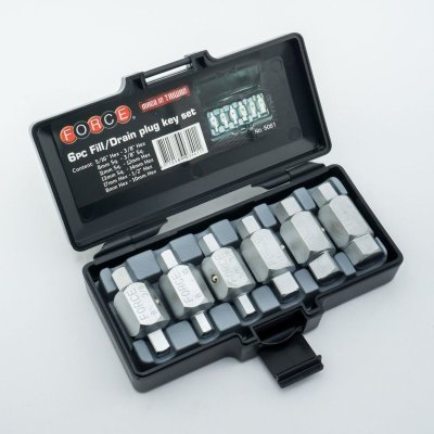 ชุดจุกเกลียวถ่ายน้ำมันเครื่อง 6 ชิ้น FORCE รุ่น 5061