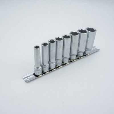 ชุดลูกบ๊อกซ์ยาว 6 เหลี่ยม 3/8" 8 ชิ้น FORCE รุ่น 3082