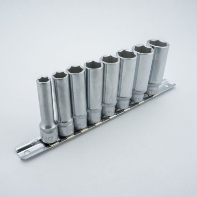 ชุดลูกบ๊อกซ์ยาว 6 เหลี่ยม 3/8" 8 ชิ้น FORCE รุ่น 3082