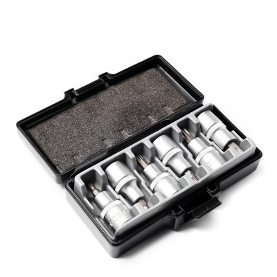 ชุดลูกบ็อกซ์เดือยหัวจีบ 1/2" T25-T55 6ชิ้น FORCE รุ่น 4062