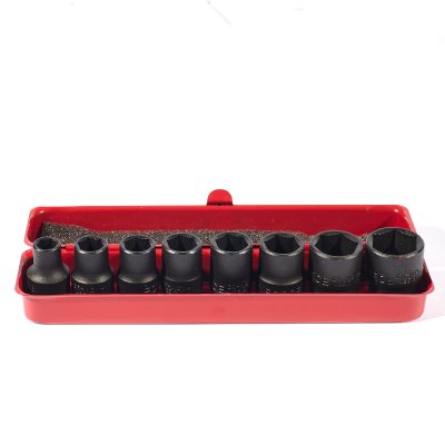 ชุดบ๊อกซ์ลมสั้น 3/8" 8 ชิ้น FORCE รุ่น 3083