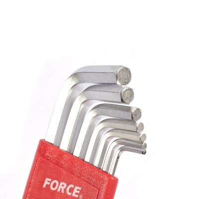 ชุดประแจแอลหกเหลี่ยมหัวบอล 7 ชิ้น หน่วยนิ้ว FORCE รุ่น 5072LBS