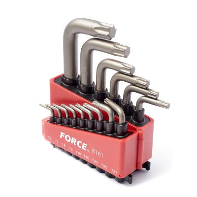 ชุดประแจหัวจีบ FORCE 15 ชิ้น T6-T60 รุ่น 5151