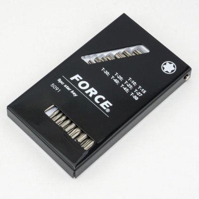 ชุดประแจหัวจีบ T10-T50 9 ชิ้น FORCE รุ่น 5091