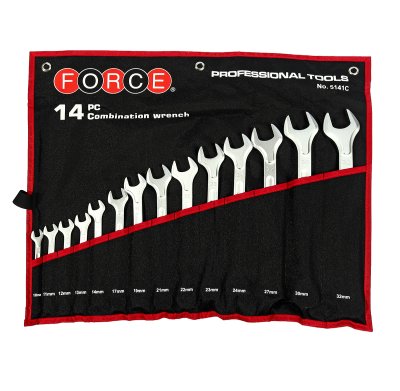 ชุดประแจแหวนข้างปากตาย 14 ชิ้น 10-32 มม. FORCE รุ่น 5141C
