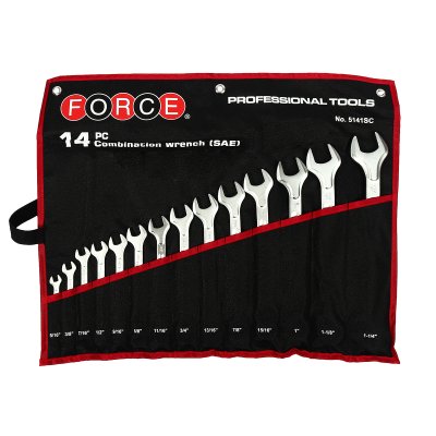 ชุดประแจแหวนข้างปากตาย SAE FORCE รุ่น 5141S 14 ชิ้น 5/16-1-1/4 นิ้ว