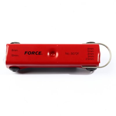 ชุดประแจแอลหกเหลี่ยมพับได้ 7 ชิ้น FORCE รุ่น 5072F