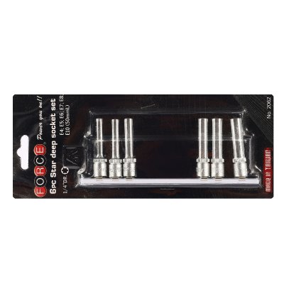 ดอกไขควงหัว TORX มีรู FORCE รุ่น 1273006 ขนาด T6H