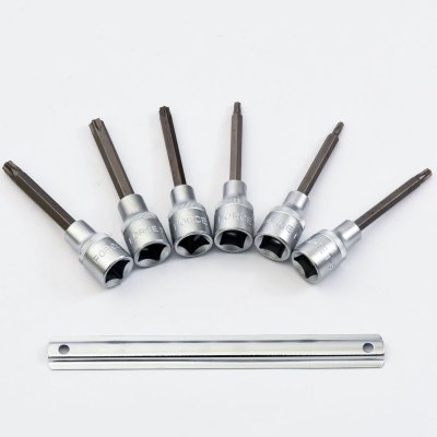 ชุดลูกบ๊อกซ์หัวจีบแกนกลวง 1/2" 6ชิ้น FORCE รุ่น 4068