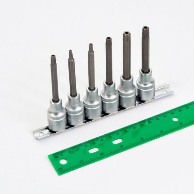 ชุดลูกบ๊อกซ์หัวจีบแกนกลวง 1/2" 6ชิ้น FORCE รุ่น 4068