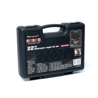 ชุดอุปกรณ์ซ่อมไดชาร์จ 22 ชิ้น FORCE รุ่น 922G3