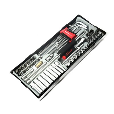 ชุดเครื่องมือช่างในกล่องลิ้นชัก FORCE 64 ชิ้น รุ่น T2641