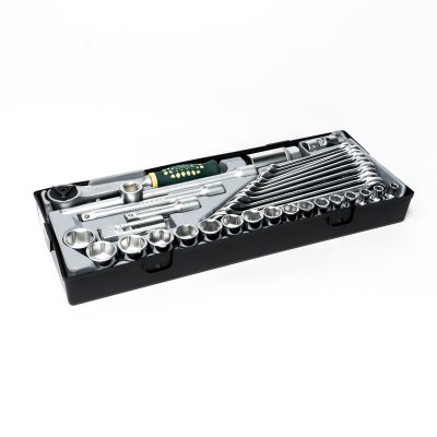 ชุดลูกบ็อกซ์ 3/8 นิ้วและประแจแหวน FORCE 36 ชิ้น รุ่น F131-T3361