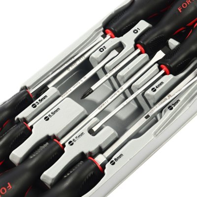 ชุดไขควงแบน-แฉก 8 ชิ้น FORCE รุ่น 2084