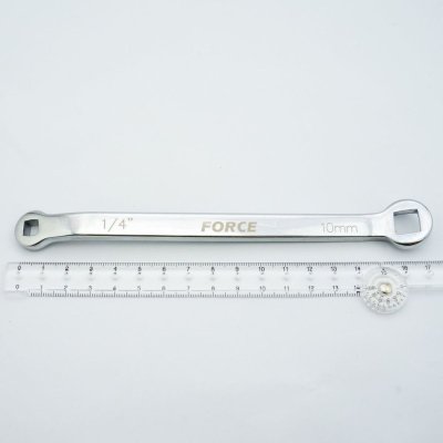 ประแจปรับเบรกสองหัว 1/4 นิ้ว (SQ) x 10 มม. (SQ) FORCE รุ่น 6080610