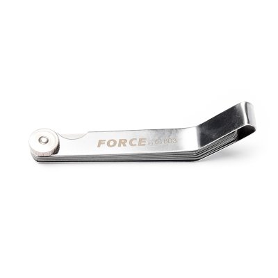 ฟิลเลอร์เกจปลายงอ 9 ใบ FORCE รุ่น 61803