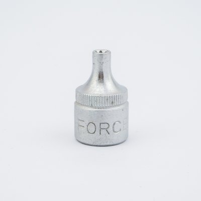 ลูกบ๊อกซ์หัวจีบสั้น E4 ขนาดแกน 3/8 นิ้ว FORCE รุ่น 53604