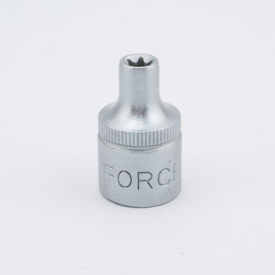 ลูกบ๊อกซ์หัวจีบสั้น E6 ขนาดแกน 3/8 นิ้ว FORCE รุ่น 53606
