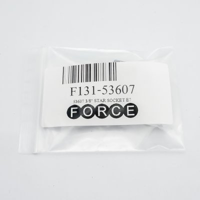 ลูกบ๊อกซ์หัวจีบสั้น E7 ขนาดแกน 3/8 นิ้ว FORCE รุ่น 53607