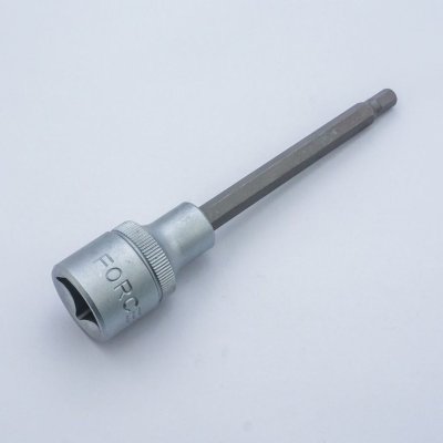 ลูกบ๊อกซ์เดือย 6 เหลี่ยม (6PT) 1/2" L110มม เบอร์ 5 FORCE รุ่น 34411005